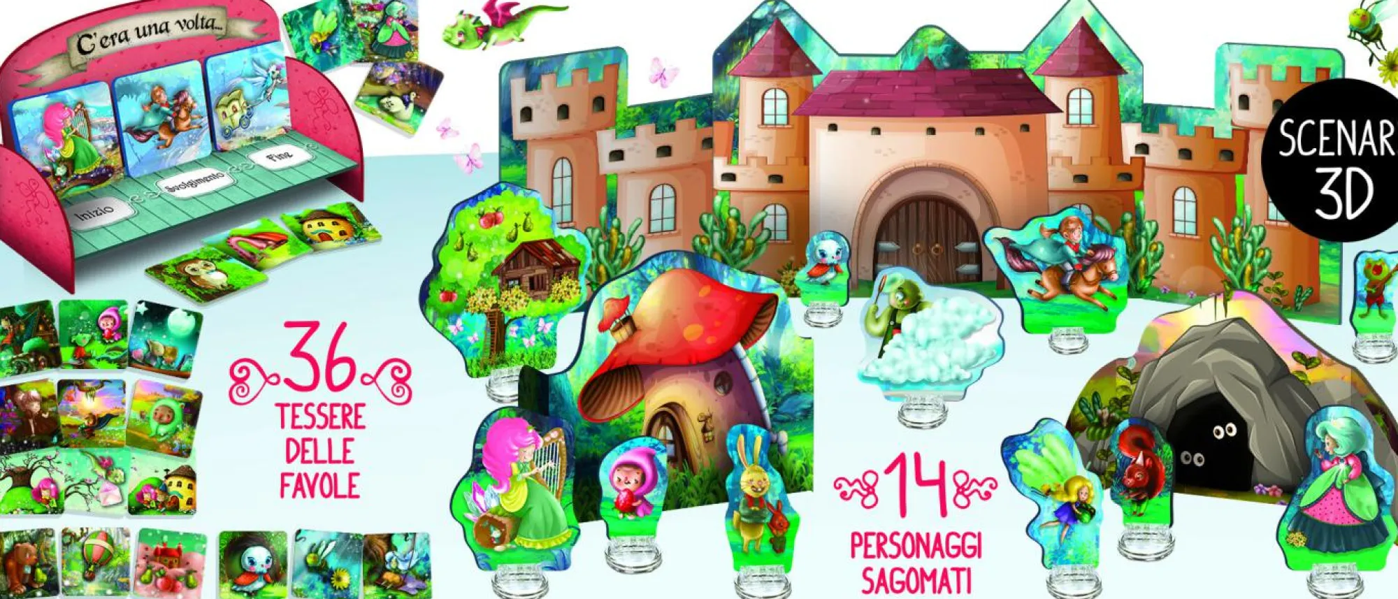 LISCIANI Montessori l’inventafavole del mondo fantastico> Primi Apprendimenti