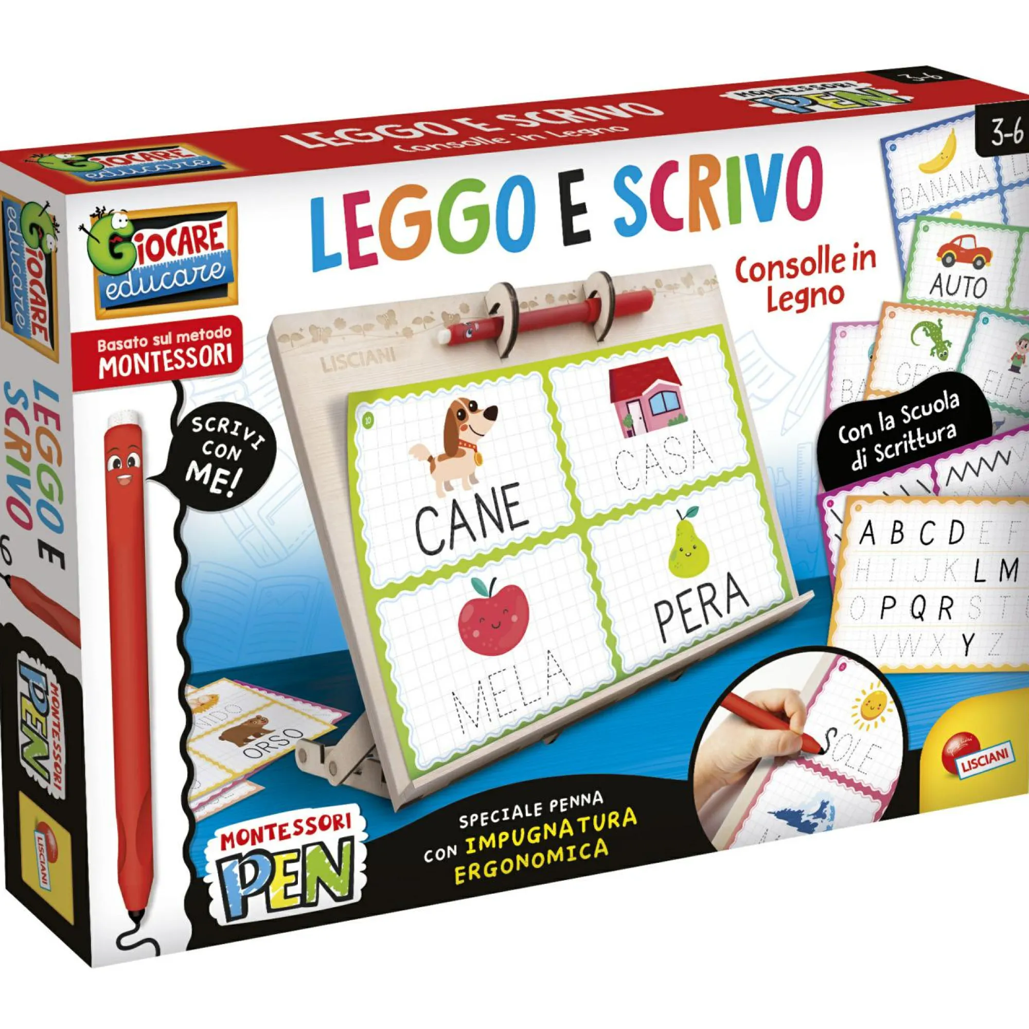 LISCIANI Montessori pen consolle educativa – penna interattiva per giochi educativi> Peluche Tradizionali|Primi Apprendimenti