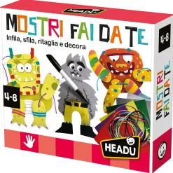 HEADU Mostri fai da te – kit creativo per costruire mostri buffi – 4+ –> Primi Apprendimenti