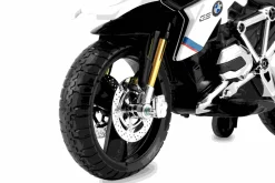 SUN&SPORT Moto bmw elettrica a 5km/h per bambini dai 3 ai 6 anni con radio, mp3 e valigie laterali><noscript><img width=