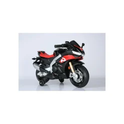 LAMAS Moto elettrica per bambini aprilia racing rsv4 small 12v nera – design sportivo – adatta per bambini dai 3 anni in su> Cavalcabili Elettrici