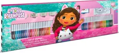 GABBY'S DOLLHOUSE Multiprint – set 4 timbri per bambini e 60 pennarelli colorati> Kit Artistici E Pittura