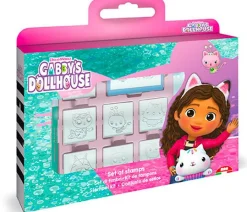 GABBY'S DOLLHOUSE Multiprint – valigetta 7 timbri per bambini made in italy> Kit Artistici E Pittura