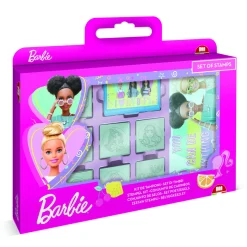 Barbie Multiprint – valigetta 7 timbri per bambini made in italy> Kit Artistici E Pittura
