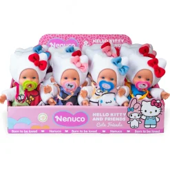 NENUCO cute hello kitty, bambola morbida da 15 cm tematizzata hello kitty – assortita e singola> Bambolotti