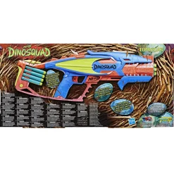 NERF dinosquad – terrodak, 12 dardi elite, design a forma di dinosauro, blaster in gommapiuma da 4 dardi per giochi all’aperto><noscript><img width=