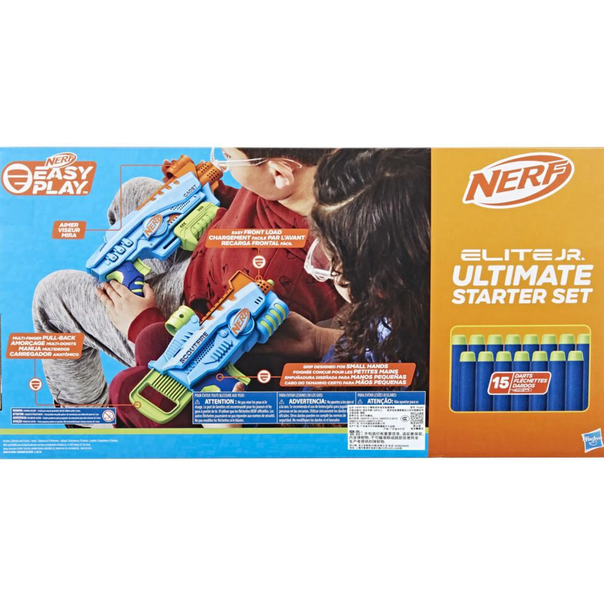 NERF elite junior – set ultimate starter, 2 blaster, 15 dardi elite> Giochi Di Abilità E Sport