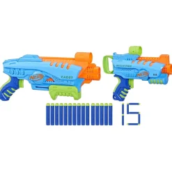 NERF elite junior – set ultimate starter, 2 blaster, 15 dardi elite><noscript><img width=