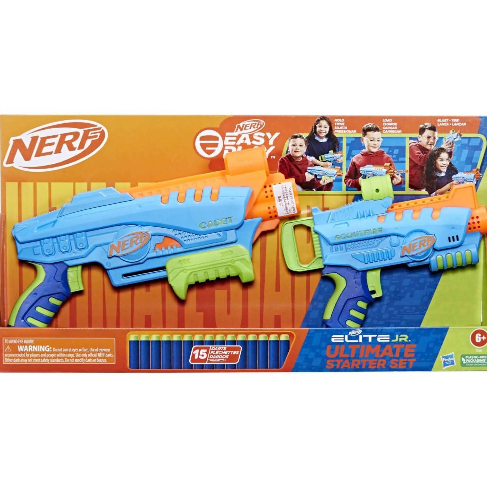 NERF elite junior – set ultimate starter, 2 blaster, 15 dardi elite> Giochi Di Abilità E Sport