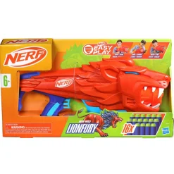 NERF junior wild – lionfury, blaster a forma di leone, facile da usare><noscript><img width=