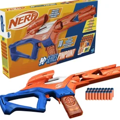 NERF n-series – pinpoint, blaster con 18 dardi n1, caricatore da 10 dardi, giocattoli per bambini e bambine dagli 8 anni in su><noscript><img width=