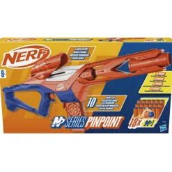 NERF n-series – pinpoint, blaster con 18 dardi n1, caricatore da 10 dardi, giocattoli per bambini e bambine dagli 8 anni in su><noscript><img width=