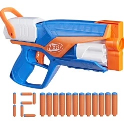 NERF n-series, agility, blaster con 12 dardi n1, tamburo da 6 dardi, giocattoli per bambini e bambine dagli 8 anni in su><noscript><img width=