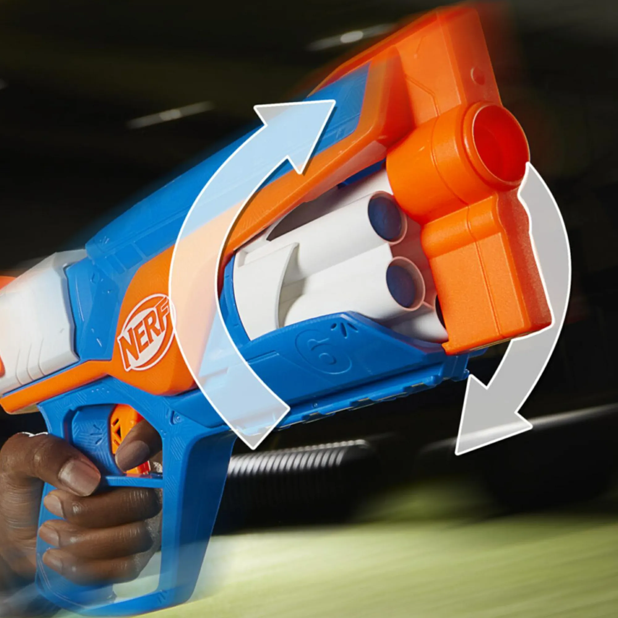 NERF n-series, agility, blaster con 12 dardi n1, tamburo da 6 dardi, giocattoli per bambini e bambine dagli 8 anni in su> Giochi Di Abilità E Sport