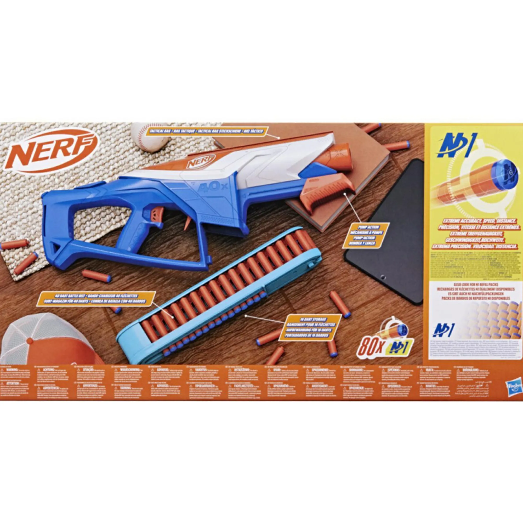 NERF n-series, infinite, blaster con 80 dardi n1, catena da battaglia da 40 dardi, giocattoli per bambini e bambine dagli 8 anni in su> Giochi Di Abilità E Sport