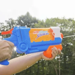 NERF super soaker – flip fill, soaker con 4 stili di spruzzo, riempimento rapido, serbatoio da 887 mm, giochi d’acqua><noscript><img width=