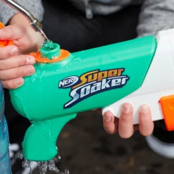 NERF super soaker – hydro frenzy, blaster ad acqua 3-in-1, con bocchetta regolabile e 2 tubi lancia-acqua> Pistole Ad Acqua