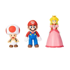 NINTENDO super mario personaggi articolati 10 cm, pacco da 3> Action Figures
