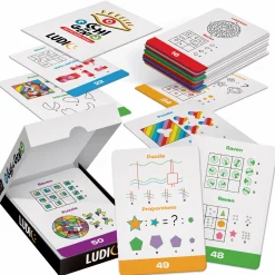 HEADU Occhi di genio. 100 sfide visivo-spaziali. ludic. 10-99 anni> Giochi Da Tavolo Per Adulti E Carte Collezionabili|Primi Apprendimenti