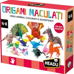 HEADU Origami maculati.crea animali colorati e divertenti.made in italy.hand made creations> Kit Artistici E Pittura