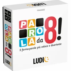 LUDIC Parola da 8! combina le lettere in modo rapido e originale! . 10-99 anni> Giochi In Scatola Per Famiglia