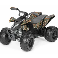 Peg Perego – quad elettrico 12v – polaris outlaw 330w camo> Cavalcabili Elettrici