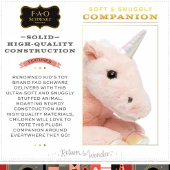 FAO Schwarz Pegaso di peluche cuddly con pelliccia ultra morbida, 38 cm><noscript><img width=