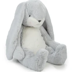 Bunnies By The Bay Peluche big nibble gray bunny 50 cm> Doudou