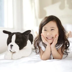 FAO Schwarz Peluche bulldog francese con dettagli realistici, 56 cm><noscript><img width=