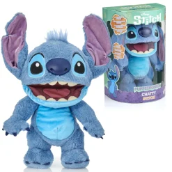 Disney Stitch Peluche interattivo stitch 30 cm – parlante e reattivo al tocco> Peluche Interattivi