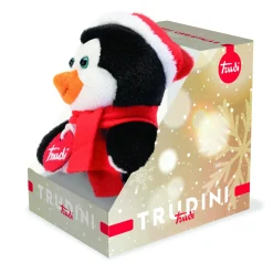 Trudi Peluche pinguino vestito a natale –> Peluche Tradizionali