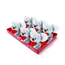 Trudi Peluche singolo no koala fiori rossi –> Peluche Tradizionali