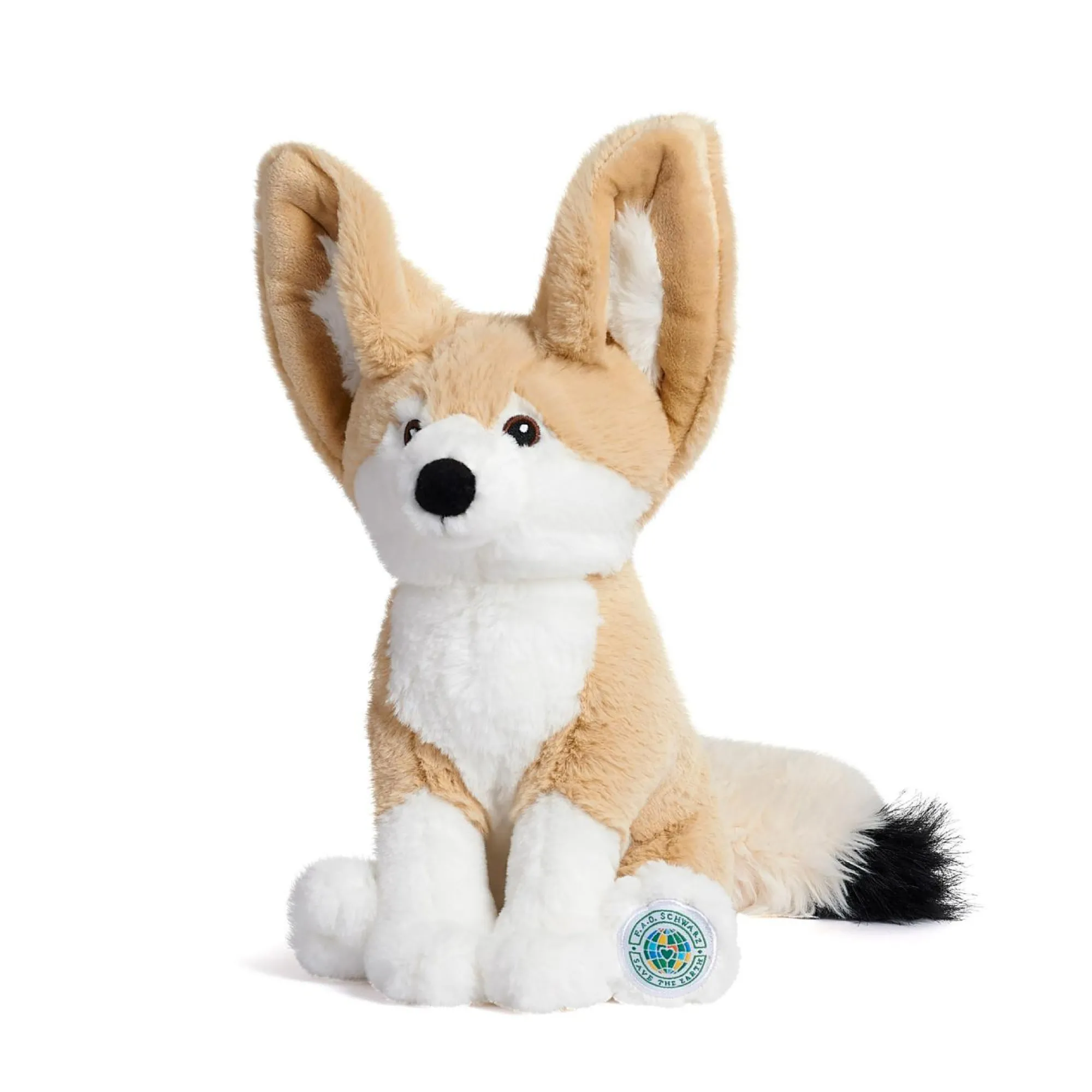 FAO Schwarz Peluche volpe fennece planet love eco-sostenibile, 25 cm> Peluche Tradizionali