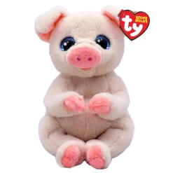 TY Penelope la maialina con gli occhioni azzurri glitter, i coccolosi animaletti di peluche con il pancino morbido originali – 20 cm – t41057> Peluche Tradizionali
