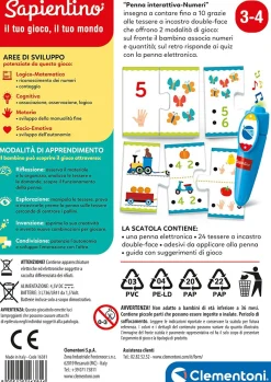 SAPIENTINO Penna interattiva – numeri> Primi Apprendimenti