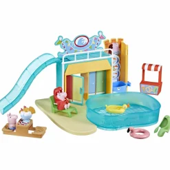PEPPA PIG , playset acquapark, playset con 15 pezzi, giocattoli per l’età prescolare><noscript><img width=