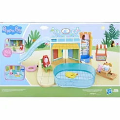 PEPPA PIG , playset acquapark, playset con 15 pezzi, giocattoli per l’età prescolare><noscript><img width=