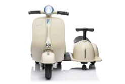 Piaggio vespa con sidecar small elettrica 6v> Cavalcabili Elettrici