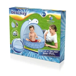 Bestway Piscina balenottera pop-up  con  copertura, cm. 78x68x60><noscript><img width=