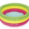 Bestway Piscina summer a 3 anelli color con fondo gonfiabile, cm. 70×24> Gonfiabili Per Bambini