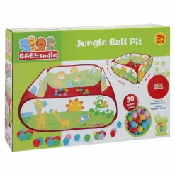 BABY SMILE Piscinetta jungle con 50 palline> Giochi Di Apprendimento