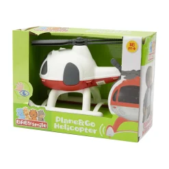 BABY SMILE Plan&go helicopter – elicottero giocattolo assortito con ruote ed elica rotante in rosso e bianco><noscript><img width=