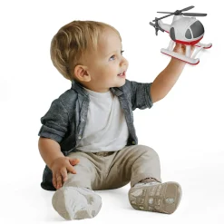 BABY SMILE Plan&go helicopter – elicottero giocattolo assortito con ruote ed elica rotante in rosso e bianco><noscript><img width=