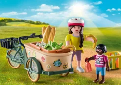 Playmobil 71306 contadina con bicicletta da carico per bambini dai 4 anni> Mondi Immaginari