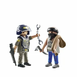 Playmobil  71505 duopack poliziotto e ladro per bambini dai 4 anni in su> Mondi Immaginari