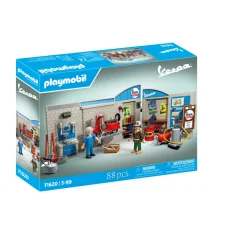 Playmobil 71620 garage vespa anni ’60 per bambini dai 4 anni> Mondi Immaginari