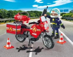 Playmobil 71466 moto dei pompieri per bambini dai 4 anni> Mondi Immaginari