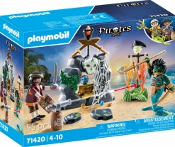 Playmobil 71420 nascondiglio del tesoro pirata per bambini dai 4 anni> Mondi Immaginari