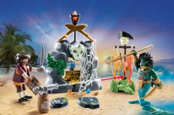 Playmobil 71420 nascondiglio del tesoro pirata per bambini dai 4 anni> Mondi Immaginari