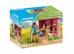 Playmobil 71308 pollaio per bambini dai 4 anni in su giocattolo sostenibile> Mondi Immaginari